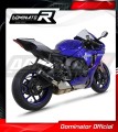 scarico silenziatore DOMINATOR omologato GP nero adatto alla moto Yamaha YZF R1 1000 RN49 2017 - 2019 3