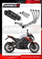 complete exhaust system with muffler DOMINATOR Full System HP1 BLACK fits to Kawasaki Z1000 2010  2013