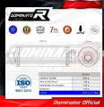 scarico silenziatore DOMINATOR rotondo adatto alla moto Suzuki SV 650 S 1999 - 2002 4