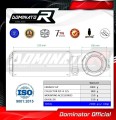 Yamaha YZF R125 2019 -2021 Full  Exhaust System  Muffler Auspuff Sportauspuff Silencer Echappement Silencieux Scarico Scarichi Escape Collector Manifold Wydech Tłumik  GP BLACK DOMINATOR  4
