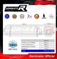 impianto di scarico completo con silenziatore DOMINATOR Full System titanio HP7 adatto alla moto Benelli TRK 502 X 2018 - 2021 6