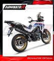complete exhaust system with muffler DOMINATOR Full System MX2 BLACK fits to Honda XL 750 TRANSALP 2023  3