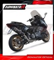 Yamaha XP 560 T-MAX 2020 - 2023 EXHAUST Collector Manifold Full System Muffler Auspuff Sportauspuff Silencer Echappement Silencieux Scarico Scarichi Escape Wydech Tłumik HP6 BLACK Dominator Exhaust System 2