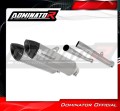 scarico silenziatore DOMINATOR titanio HP5 adatto alla moto KAWASAKI ZZR 1400 2012 - 2023 2