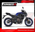 complete exhaust system with muffler DOMINATOR Full System HP8 BLACK fits to Yamaha XSR 700 2015  2020 4