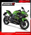 complete exhaust system with muffler DOMINATOR Full System HP8 BLACK fits to Kawasaki NINJA 400 2018  2022 5