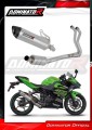 impianto di scarico completo con silenziatore DOMINATOR Full System HP8 adatto alla moto Kawasaki NINJA 400 2018 - 2022