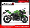 impianto di scarico completo con silenziatore DOMINATOR Full System HP8 adatto alla moto Kawasaki NINJA 400 2018 - 2022 4