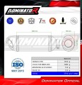 Kawasaki NINJA 400 2018-2023 EXHAUST Collector Manifold Full System Muffler Auspuff Sportauspuff Silencer Echappement Silencieux Scarico Scarichi Escape Wydech Tłumik HP8 Dominator Exhaust System 5