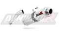 scarico silenziatore DOMINATOR rotondo adatto alla moto Acces Motor TOMAHAWK 300  3