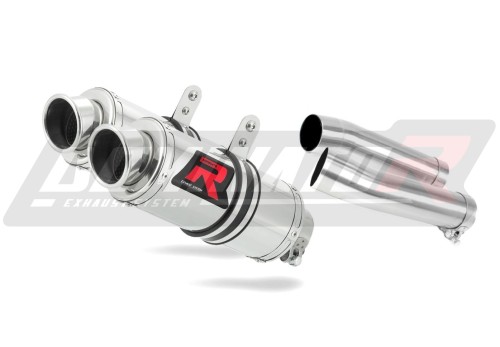 scarico silenziatore DOMINATOR GP1 adatto alla moto Aprilia Tuono 1000 R 2006 - 2010 3