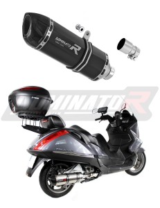 Aprilia Atlantic 500 Sprint Terminale di Scarico Marmitta Silenziatore HP1 NERO + dB killer medium