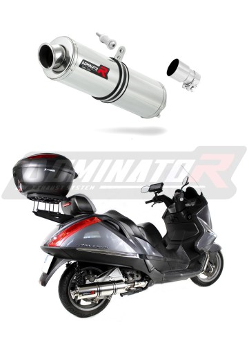 exhaust muffler DOMINATOR ROUND fits to Aprilia Atlantic 500 Sprint  5