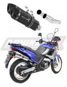 Aprilia Pegaso 650 1997 - 2000 Terminale di Scarico Marmitta Silenziatore HP1 NERO + dB killer medium