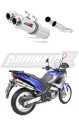scarico silenziatore DOMINATOR rotondo adatto alla moto Aprilia Pegaso 650 2001 - 2004 5