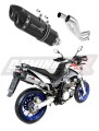 scarico silenziatore DOMINATOR HP1 nero adatto alla moto Aprilia Pegaso 650 Strada 2007 - 2010 3