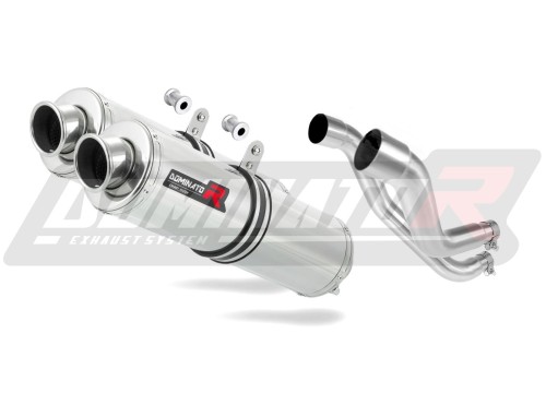 wydech tłumik DOMINATOR Okrągły pasujący do motocykla Aprilia Pegaso 650 Trail 2006 - 2010 3