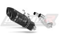 exhaust muffler DOMINATOR HP1 BLACK fits to Aprilia Pegaso 650 Factory 2007  2010 2