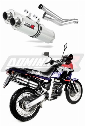 scarico silenziatore DOMINATOR rotondo adatto alla moto Aprilia Pegaso 650 GA 1992 - 1996 5
