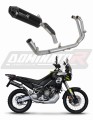 complete exhaust system with muffler DOMINATOR Full System HP3 BLACK fits