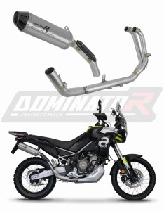 Aprilia Tuareg 660 2021 - 2023 Full Exhaust System Silencer Titanium HP3 + dB killer medium