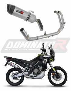 Aprilia Tuareg 660 2021 - 2023 Impianto di scarico Collettori Marmitta Silenziatore HP6 + dB killer medium