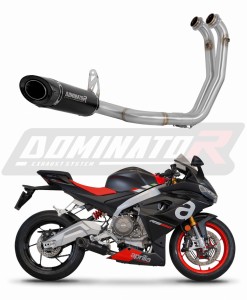 Aprilia RS 660 2020 - 2024 Impianto di scarico Collettori Marmitta Silenziatore HP8 NERO + dB killer medium
