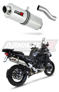 Benelli TRK 502 X 2018 - 2021 Terminale di Scarico Marmitta Silenziatore OV + dB killer medium