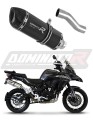 wydech tłumik DOMINATOR HP1 CZARNY pasujący do motocykla Benelli TRK 502X 2018 - 2021 3