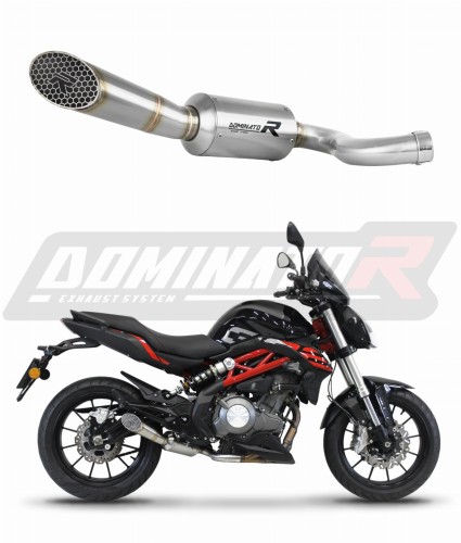 Benelli BN 302 S 2016 - 2020 EXHAUST Collector Manifold Full System Muffler Auspuff Sportauspuff Silencer Echappement Silencieux Scarico Scarichi Escape Wydech Tłumik GP3 Dominator Exhaust System x