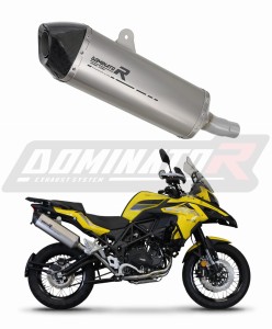 Benelli TRK 502 X 2022 - 2023 Terminale di Scarico Marmitta Silenziatore Titanio HP7 + dB killer medium
