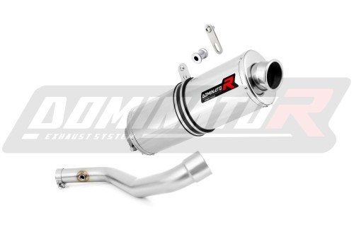 Yamaha XJR 1300 2007 - 2016 Terminale di Scarico Marmitta Silenziatore GP1 + dB killer medium DOMINATOR sistema di scarico