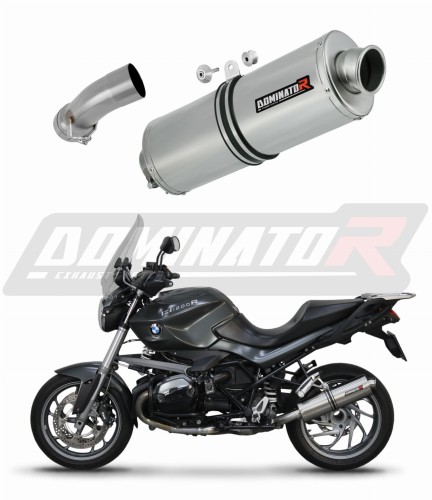 scarico silenziatore DOMINATOR ovale adatto alla moto BMW R1200R 2010 - 2014 6