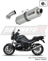 scarico silenziatore DOMINATOR omologato ovale adatto alla moto BMW R1200R 2010 - 2014 6