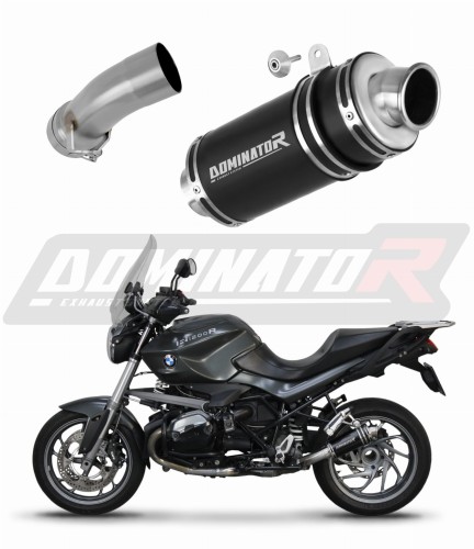 scarico silenziatore DOMINATOR GP1 nero adatto alla moto BMW R1200R 2010 - 2014 6