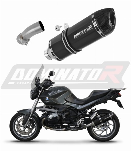 scarico silenziatore DOMINATOR HP1 nero adatto alla moto BMW R1200R 2010 - 2014 6