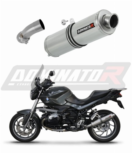 scarico silenziatore DOMINATOR rotondo adatto alla moto BMW R1200R 2010 - 2014 6