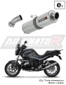 scarico silenziatore DOMINATOR omologato rotondo adatto alla moto BMW R1200R 2010 - 2014 6