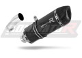scarico silenziatore DOMINATOR HP1 nero adatto alla moto BMW F650GS 2008 - 2012 2