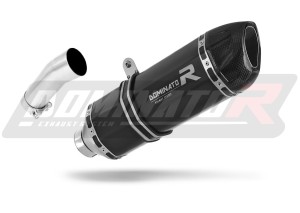BMW F650GS 2008 - 2012 Terminale di Scarico Marmitta Silenziatore HP1 NERO + dB killer medium