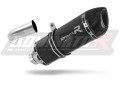 scarico silenziatore DOMINATOR HP1 nero adatto alla moto BMW F800S 2006 - 2012 2