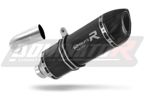 BMW F800ST 2006 - 2012 Terminale di Scarico Marmitta Silenziatore HP1 NERO + dB killer medium