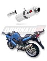 exhaust muffler DOMINATOR ROUND fits to BMW F800ST 2006  2012 4