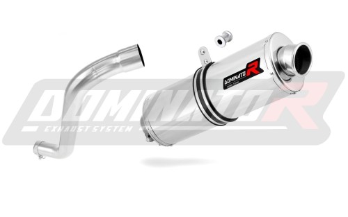 scarico silenziatore DOMINATOR ovale adatto alla moto BMW F650 FUNDURO  3