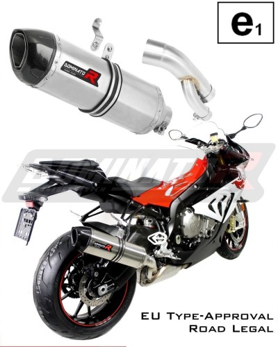 S1000RR Exhaust BMW Homologated EC Type approval  Street legal Approval Certificate Muffler Auspuff Sportauspuff Silencer Echappement Silencieux Scarico Scarichi Escape Wydech Tłumik HP1 2017 - 2018 Dominator x