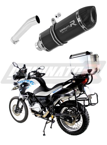scarico silenziatore DOMINATOR HP1 nero adatto alla moto BMW G650 GS 2011 - 2018 3