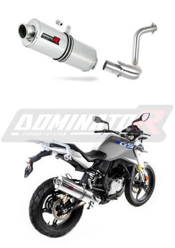 scarico silenziatore DOMINATOR ovale adatto alla moto BMW G310GS 2016 - 2024 5