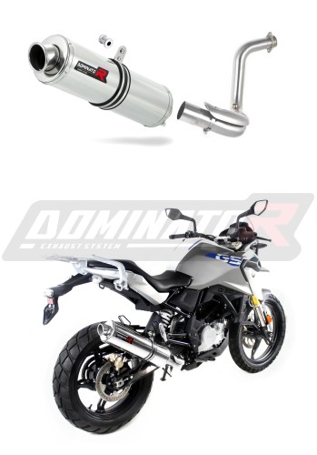 scarico silenziatore DOMINATOR rotondo adatto alla moto BMW G310GS 2016 - 2024 5