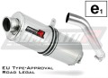 scarico silenziatore DOMINATOR omologato OVAL adatto alla moto F750GS 2016 - 2020 3
