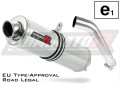 scarico silenziatore DOMINATOR omologato rotondo adatto alla moto F750GS 2016 - 2020 3